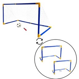 Jogo 2 Golzinhos de Futebol Trave Montável Bola Bomba 2 em 1 - 3