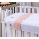 Ver imagem 3 de Jogo de Lençol de Berço Americano para Bebê Menina 3 Peças 100% Algodão:rosê- Doce Encanto