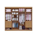 Ver imagem 3 de Guarda Roupa Casal Grande 8 Gavetas - Daymont-cinamomo - Móveis D'doro