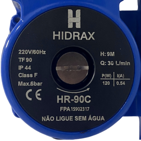 Bomba de Circulação Hidrax Hr-90c - 5