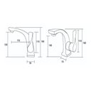 Ver imagem 3 de Torneira Banheiro Misturador Monocomando Luxo Dourado 6027g Luuk Young