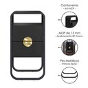 Ver imagem 4 de Kit 2 Mesas de Cabeceira Luna 30 Cm Pes Metalicos Nero Preto Artesano