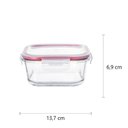 Ver imagem 2 de Pote Hermético Dynasty Quadrado em Vidro Borossilicato Tampa