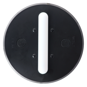 Ecolight Luminária Econômica - Base Preta Branco - 110v