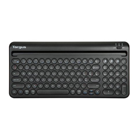 Teclado sem Fio Targus Akb867 Antimicrobiano - Bluetooth ou Receptor Usb - Abnt2 - Preto