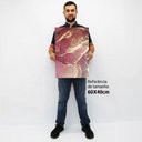 Ver imagem 2 de Quadro Decorativo em Canvas Abstrato Mármore Rosa Perolado TaColado Moldura Flutuante 4,5cm Branca 6