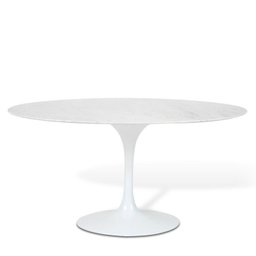 Mesa Saarinen Tulipa Oval Carrara 198x122cm - 3