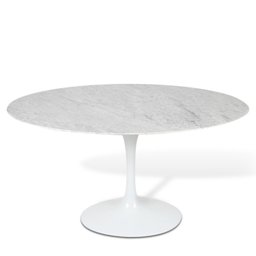 Mesa Saarinen Tulipa Oval Carrara 198x122cm - 2