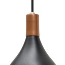 Ver imagem 2 de Pendente Agata Poptem copinho aluminio preto e cobre