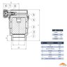 Válvula Eliminadora De Ar Purgadora Ventosa 1 Ivm Italy - 3