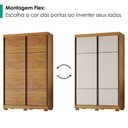 Ver imagem 6 de Guarda Roupa Solteiro 2 Portas de Correr 138 cm Curitiba Cedro Rudk
