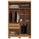 Ver imagem 4 de Guarda Roupa Solteiro 2 Portas de Correr 138 cm Curitiba Cedro Rudk