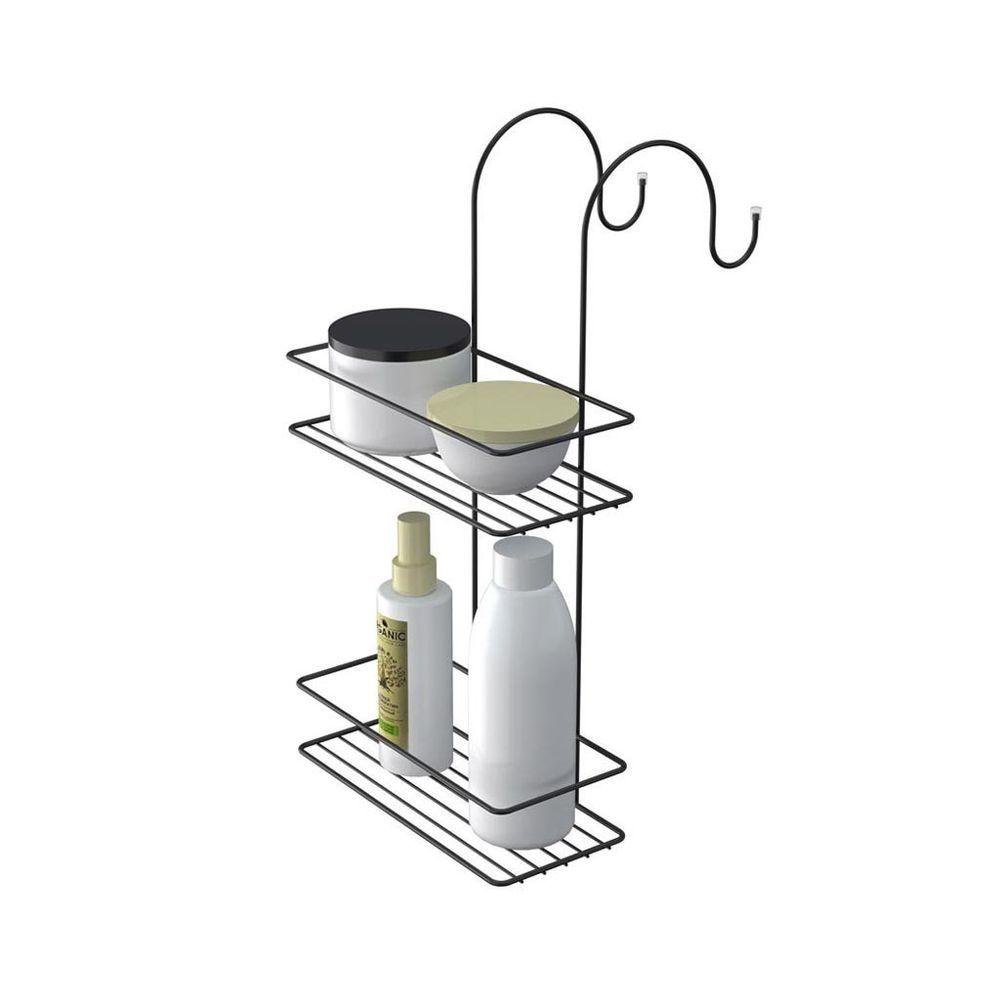 Porta Shampoo Duplo para Box - Stolf Preto