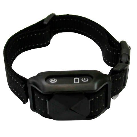 Coleira Anti latido recarregável com bipe, vibração e choque inofensivo para cães