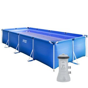 Piscina Estrutural Intex 7.127 Litros com Bomba Filtrante 220v