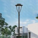 Ver imagem 6 de Poste Iluminaçao Publica Aço 3 Metros Pintura Eletrostatica Suporte Luminaria Refletor Rua Estrada P