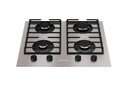Ver imagem 1 de Fogão Cooktop 4 Bocas Ultra Chama Mcg4bl Grade Dupla Mesa de Alumínio Mueller