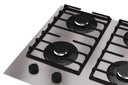 Ver imagem 3 de Fogão Cooktop 4 Bocas Ultra Chama Mcg4bl Grade Dupla Mesa de Alumínio Mueller