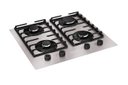 Ver imagem 2 de Fogão Cooktop 4 Bocas Ultra Chama Mcg4bl Grade Dupla Mesa de Alumínio Mueller