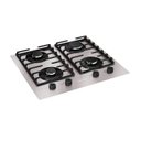 Ver imagem 2 de Fogão Cooktop 4 Bocas Ultra Chama Mcg4bl Grade Dupla Mesa de Alumínio Mueller