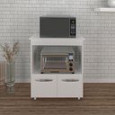 Ver imagem 2 de Balcão Multiuso Angela para Cozinha Branco 2 Portas Moblis