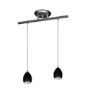 Ver imagem 1 de Lustre Pendente Design Zo 06 Para 2 Lâmpadas Gu10 Cor Preta
