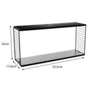 Ver imagem 3 de Cubo Retangular Decorativo de Madeira