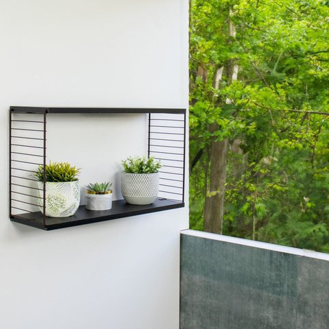 Cubo Retangular Decorativo de Madeira