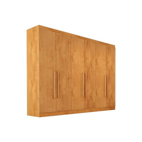 Guarda Roupa 6 Portas e 6 Gavetas Oslo Peroba - Europa