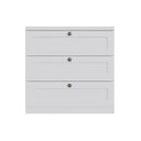 Ver imagem 2 de Cômoda Genialflex Infinity 3 Gavetas 100% Mdf Branco