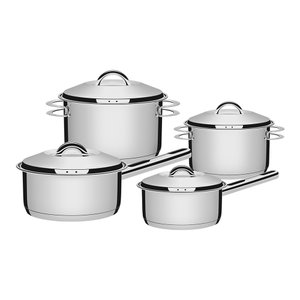 Jogo de Panelas Fundo Triplo Tramontina Solar 65510760 Inox Inox 65510760