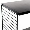 Ver imagem 5 de Cubo Decorativo de Madeira e Aço de Parede Preto
