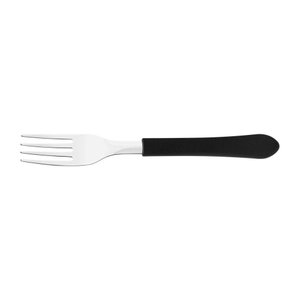 Kit 6 Garfo de Mesa Tramontina Leme Inox Preto