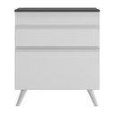 Ver imagem 2 de Balcão Cozinha Para Cooktop 70 Cm 1 Porta Mp3706.891 Branco