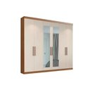 Ver imagem 1 de Guarda Roupa Casal 6 Portas (2 C/ Espelho) e 2 Gavetas Ph1707 Carvalho Vermontt/off White - Herval