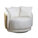 Ver imagem 2 de Poltrona Decorativa Giratória Hera Produto Exclusivo