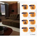 Ver imagem 2 de Sofá Retrátil Reclinável Montebello 2,50m Suede Velut Marrom Molas no Assento - King House