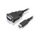 Ver imagem 1 de Cabo Conversor USB-C para Serial DB09 Prolific - 1,8 Metro - Comtac 29129464