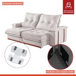 Sofá 3 Lugares Retrátil e Reclinável 250cm M193 - 7