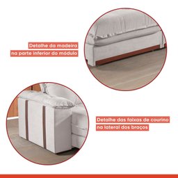 Sofá 3 Lugares Retrátil e Reclinável 250cm M193 - 8