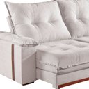 Ver imagem 5 de Sofás Retrátil Reclinável 5 Lugares Modulado 290cm Suiça Pillow Top e Pés em Madeira Maciça