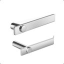 Ver imagem 1 de Kit de Acessórios para Banheiro Completo Suporte Barra Grego Metal Alto Brilho Modelo Patmos