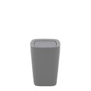 Ver imagem 5 de Lixeira Tramontina Compact em Polipropileno Cinza com Tampa Basculante 6,5 L