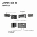 Ver imagem 5 de Armário de Cozinha Completa de Canto Suspenso 405cm Cinza Nice Madesa 04