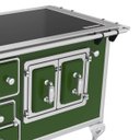 Ver imagem 6 de Fogão a Lenha Venâncio Tradicional Nº2 Vitroceramico Verde Saída Direito Porta Dupla 47368