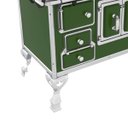 Ver imagem 3 de Fogão a Lenha Venâncio Tradicional Nº2 Vitroceramico Verde Saída Direito Porta Dupla 47368