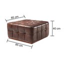 Ver imagem 3 de Puff Decorativo para Sala de Estar San Paollo