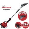 Derriçadeira de Café Kawashima com Motor M-2600 Haste Curta 110cm+ KIT Garra Simples Nakashi - 3