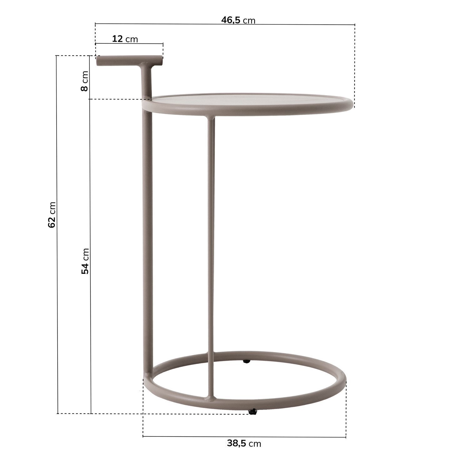 Mesa Auxiliar com Alça Refúgio Cabecasa Madeiramadeira - 2