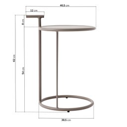 Mesa Auxiliar com Alça Refúgio Cabecasa Madeiramadeira - 2
